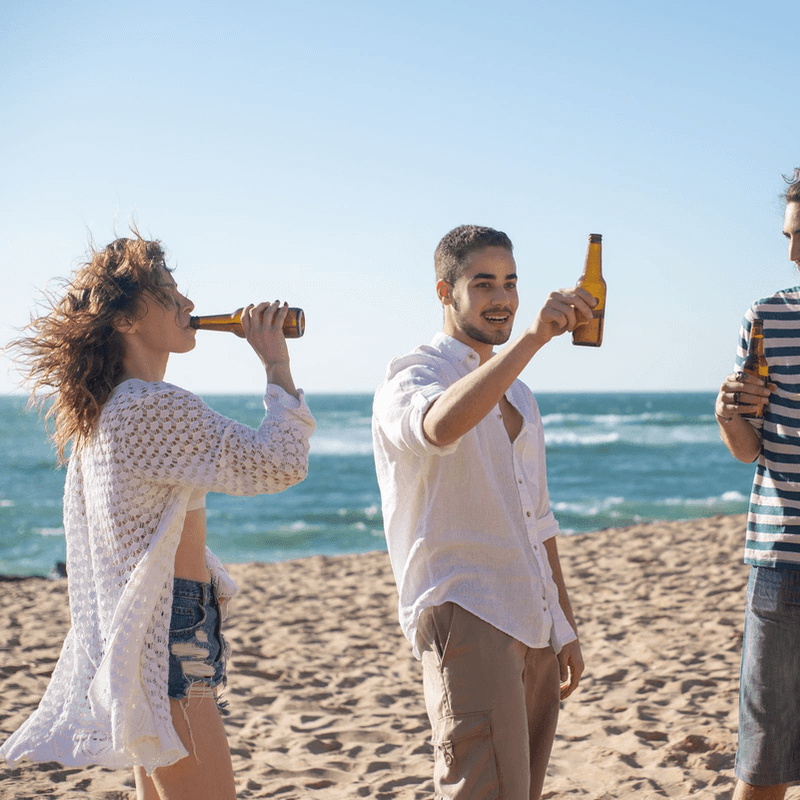 Boho beach picnic for a hen party in Marbella